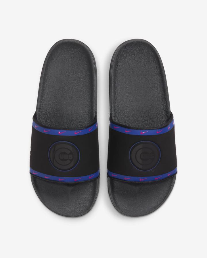 Chanclas Nike Offcourt (MLB Cleveland) Hombre Negras Azules Rojas Gris | CNDEA-0248