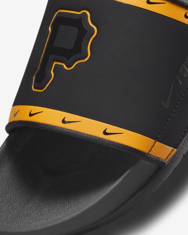 Chanclas Nike Offcourt (MLB Cleveland) Hombre Negras Gris | CRBYT-4957