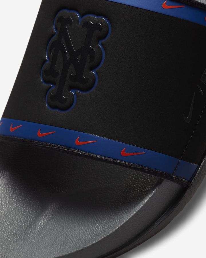 Chanclas Nike Offcourt (MLB Cleveland) Hombre Negras Azules Naranjas Gris | DZCTM-2956