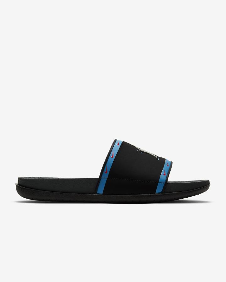 Chanclas Nike Offcourt (MLB Cleveland) Hombre Negras Azules Rojas Gris | EQUKC-2069