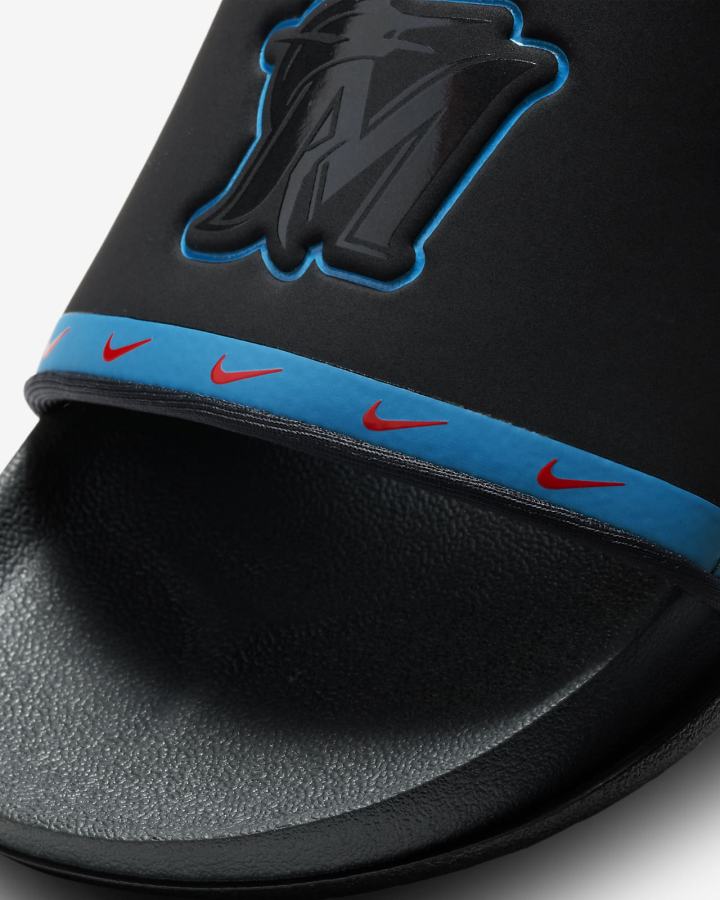 Chanclas Nike Offcourt (MLB Cleveland) Hombre Negras Azules Rojas Gris | EQUKC-2069