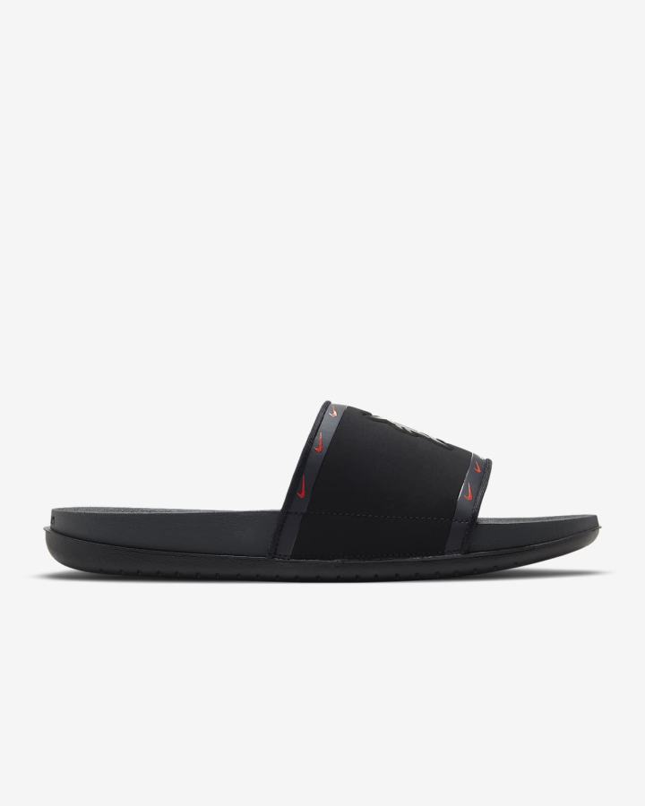 Chanclas Nike Offcourt (MLB Cleveland) Hombre Negras Azules Naranjas Gris | HLGJF-0328