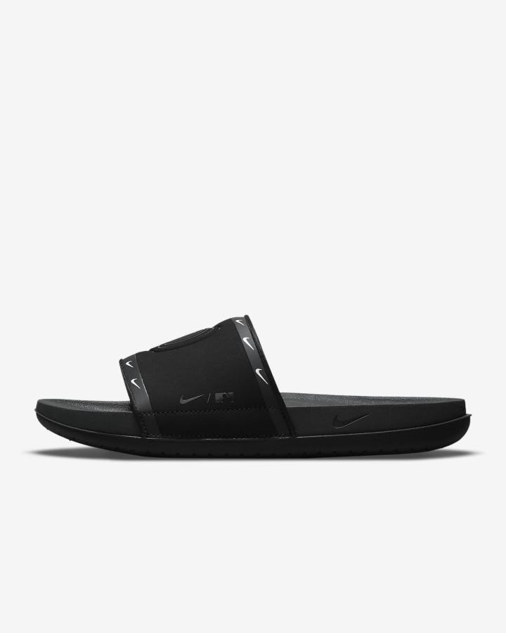Chanclas Nike Offcourt (MLB Cleveland) Hombre Negras Azules Blancas Gris | LIUQH-4879