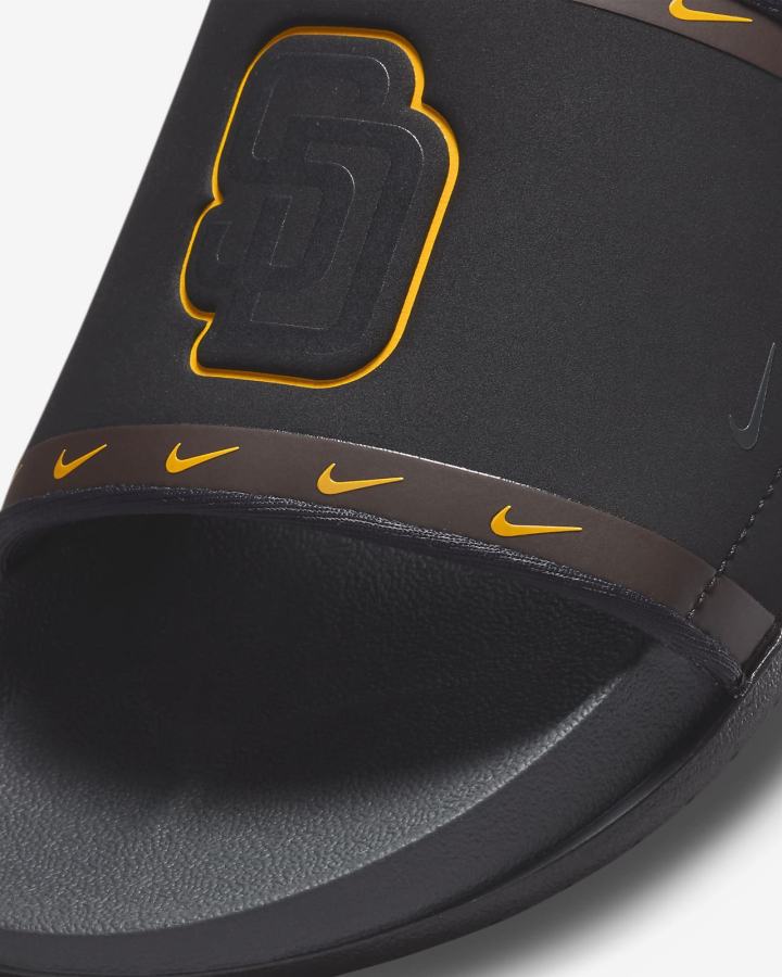 Chanclas Nike Offcourt (MLB Cleveland) Hombre Negras Gris | ORXNQ-8401