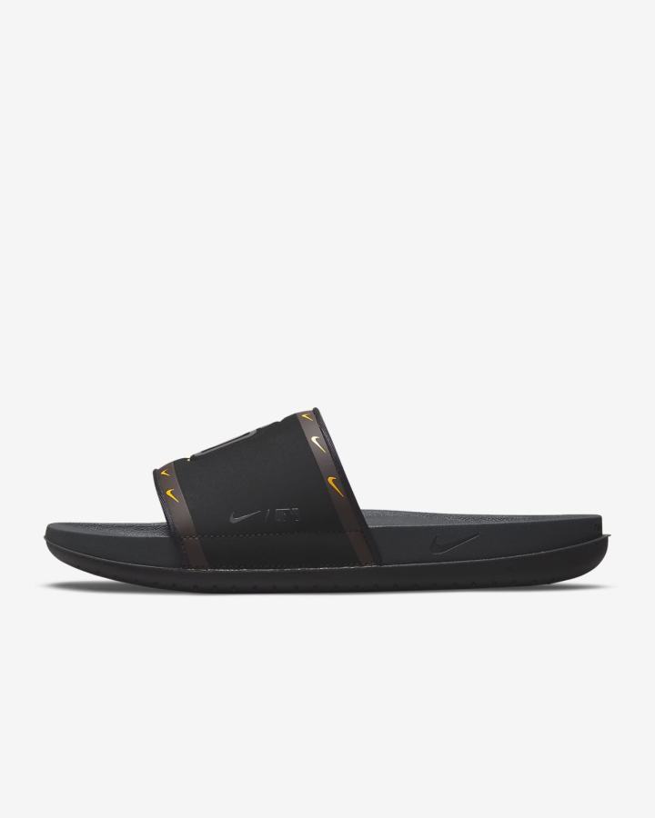 Chanclas Nike Offcourt (MLB Cleveland) Hombre Negras Gris | ORXNQ-8401