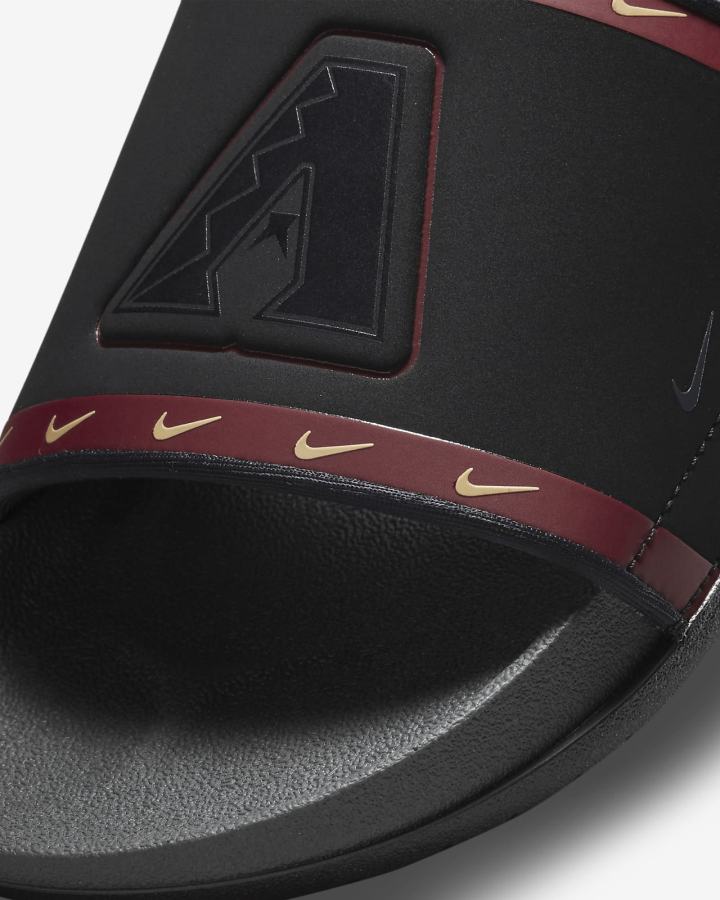 Chanclas Nike Offcourt (MLB Cleveland) Hombre Negras Rojas Doradas Gris | OSRWY-5029