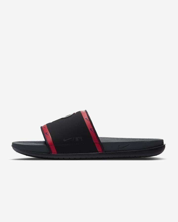Chanclas Nike Offcourt (MLB Cleveland) Hombre Negras Rojas Azules Gris | PCITS-9016