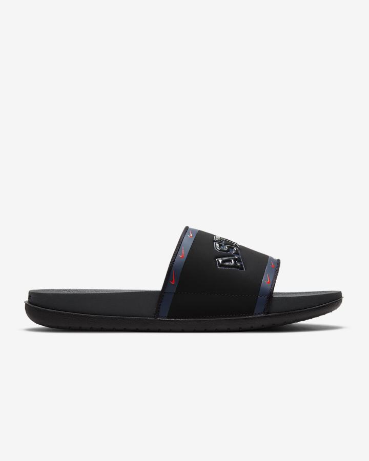 Chanclas Nike Offcourt (MLB Cleveland) Hombre Negras Azul Marino Naranjas Gris | TKUNQ-0345