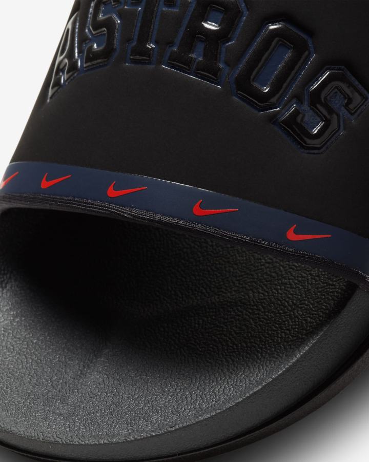 Chanclas Nike Offcourt (MLB Cleveland) Hombre Negras Azul Marino Naranjas Gris | TKUNQ-0345