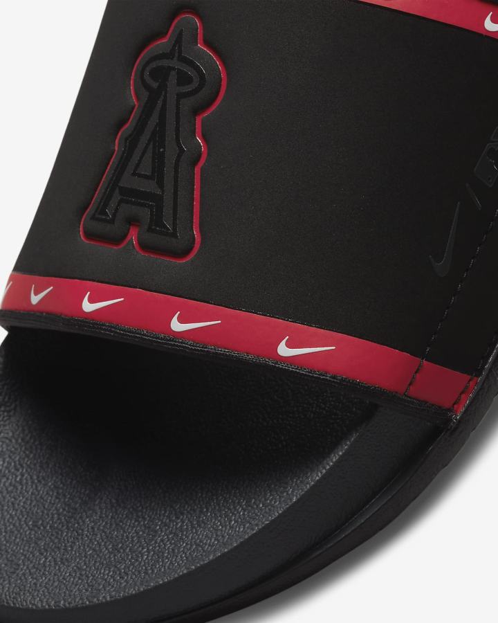 Chanclas Nike Offcourt (MLB Cleveland) Hombre Negras Rojas Blancas Gris | YKPNI-3120
