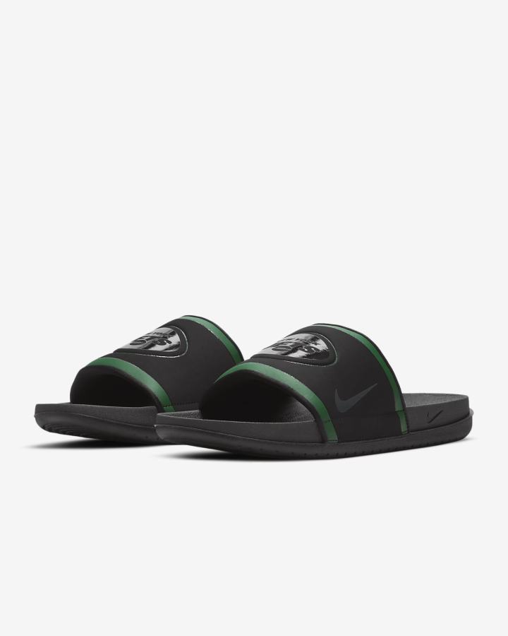 Chanclas Nike Offcourt (NFL Carolina Panthers) Hombre Negras Verde Blancas Gris | BMUTG-8619