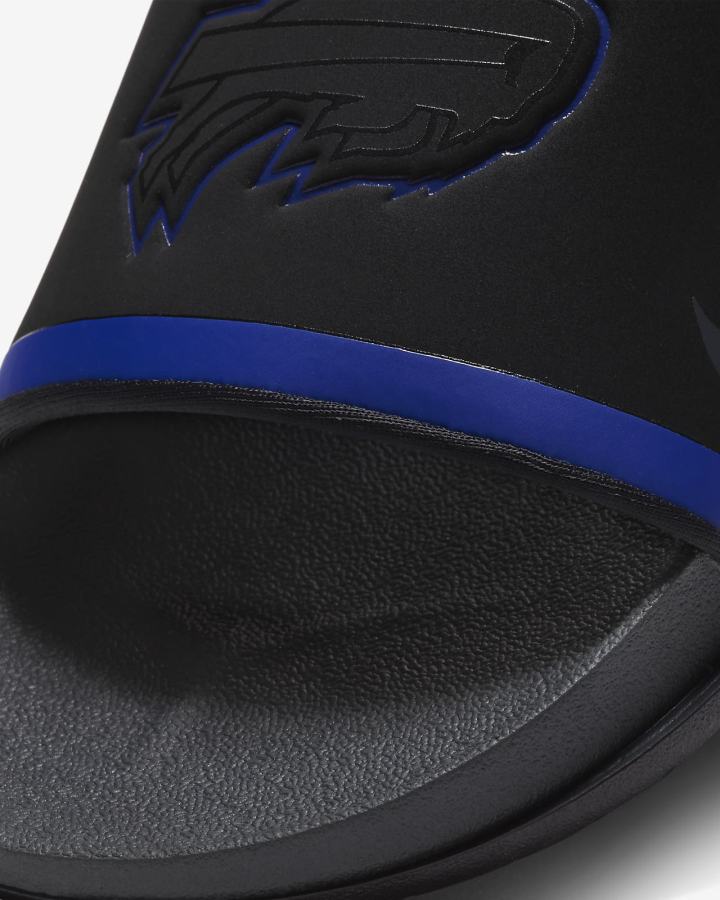 Chanclas Nike Offcourt (NFL Carolina Panthers) Hombre Negras Azul Real Rojas Gris | GZUTJ-6057
