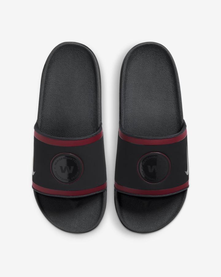Chanclas Nike Offcourt (NFL Carolina Panthers) Hombre Negras Rojas Doradas Gris | IOPTZ-2395