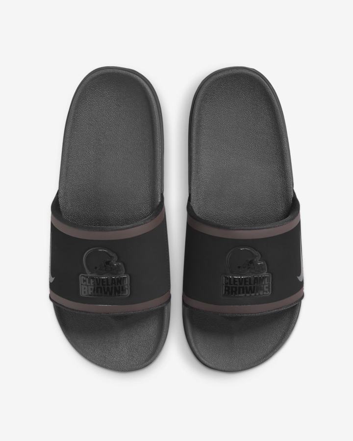 Chanclas Nike Offcourt (NFL Carolina Panthers) Hombre Negras Naranjas Marrones Gris | JIAST-8029