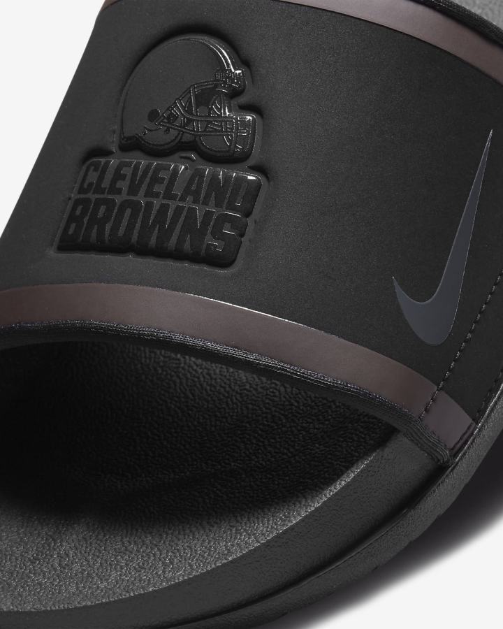 Chanclas Nike Offcourt (NFL Carolina Panthers) Hombre Negras Naranjas Marrones Gris | JIAST-8029