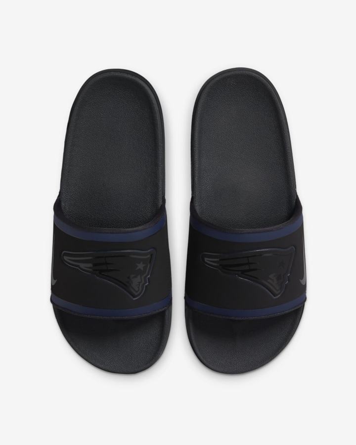 Chanclas Nike Offcourt (NFL Carolina Panthers) Hombre Negras Rojas Azul Marino Gris | MLQSU-2693