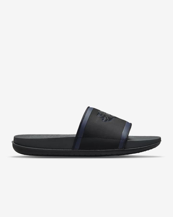 Chanclas Nike Offcourt (NFL Carolina Panthers) Hombre Negras Naranjas Azul Marino Gris | OZYRM-0597