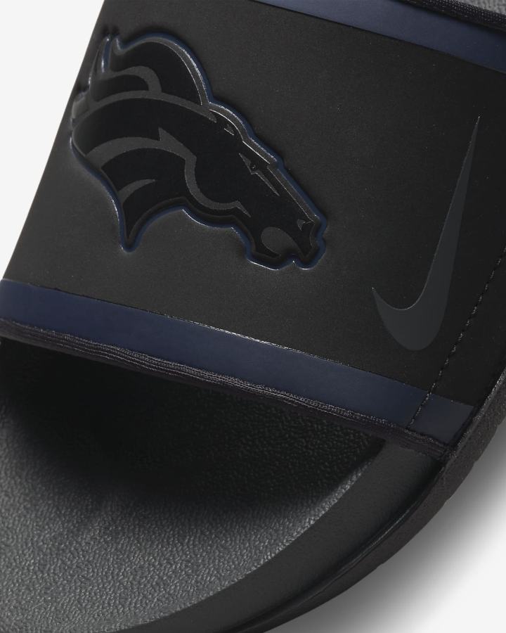 Chanclas Nike Offcourt (NFL Carolina Panthers) Hombre Negras Naranjas Azul Marino Gris | OZYRM-0597