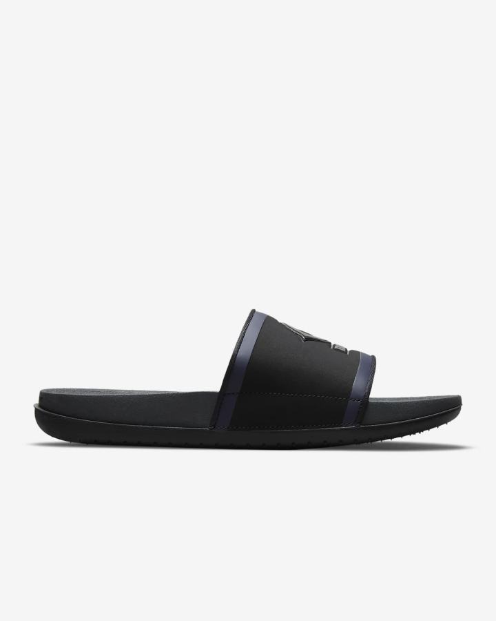 Chanclas Nike Offcourt (NFL Carolina Panthers) Hombre Negras Naranjas Azules Gris | TEDZR-3278