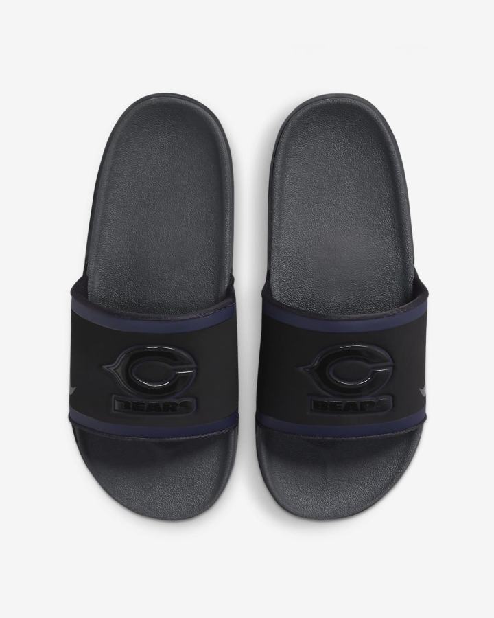 Chanclas Nike Offcourt (NFL Carolina Panthers) Hombre Negras Naranjas Azules Gris | TEDZR-3278