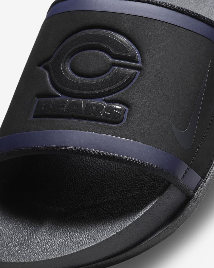 Chanclas Nike Offcourt (NFL Carolina Panthers) Hombre Negras Naranjas Azules Gris | TEDZR-3278