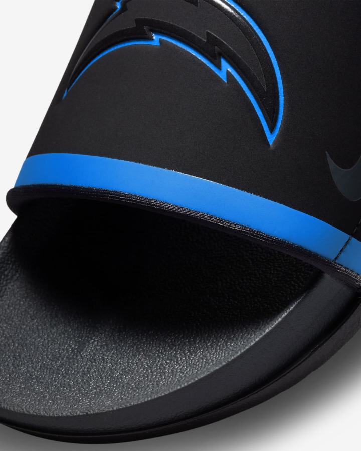 Chanclas Nike Offcourt (NFL Carolina Panthers) Hombre Negras Azules Doradas Gris | VZQYS-4152