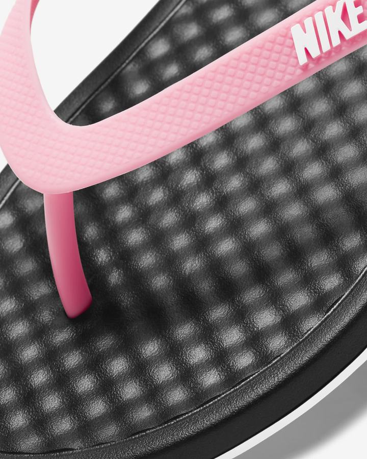 Chanclas Nike On Deck Mujer Negras Blancas | AVCNY-6504