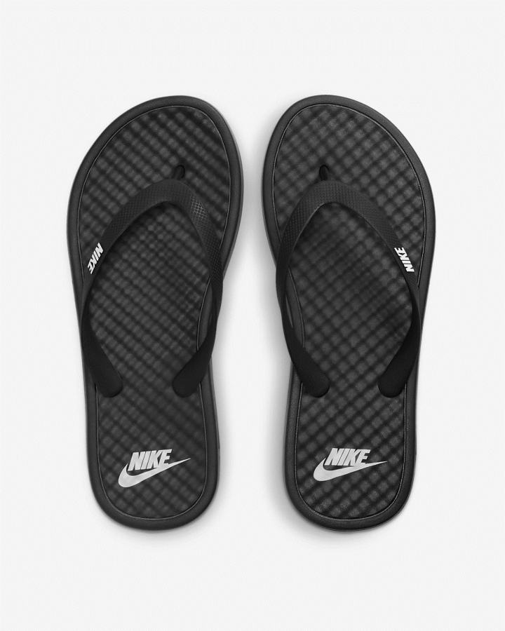 Chanclas Nike On Deck Mujer Negras Blancas | FUMIV-8173