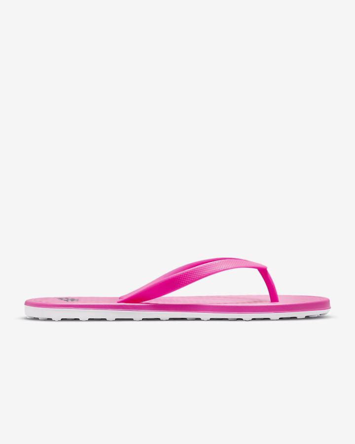 Chanclas Nike On Deck Mujer Rosas Blancas Negras | FLDYS-9356