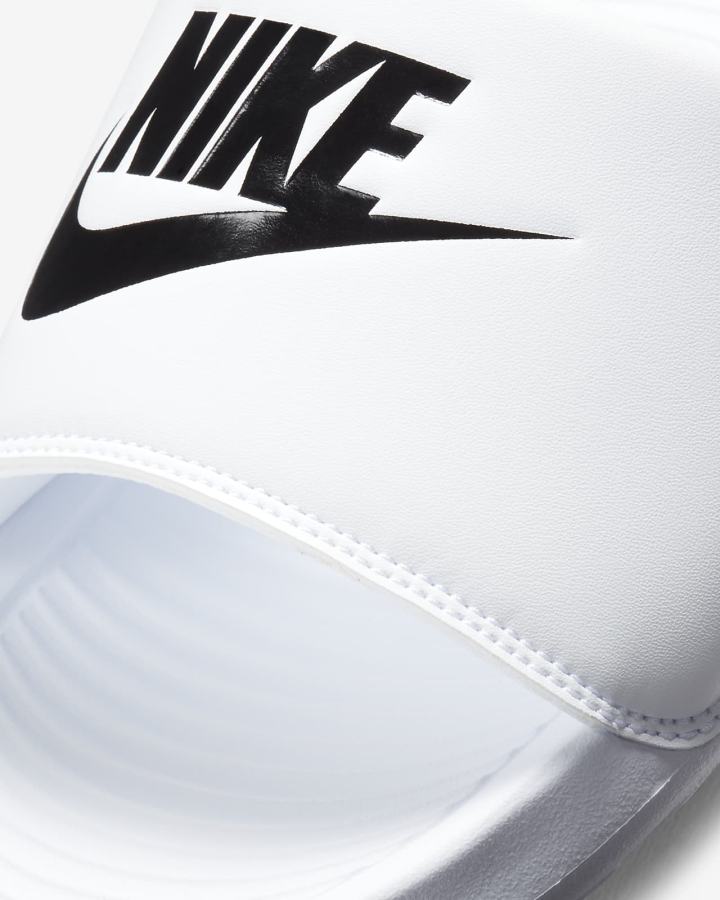 Chanclas Nike Victori One Hombre Blancas Negras | EYFZM-1493