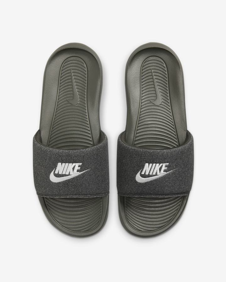 Chanclas Nike Victori One Hombre Blancas | ODMBI-4328