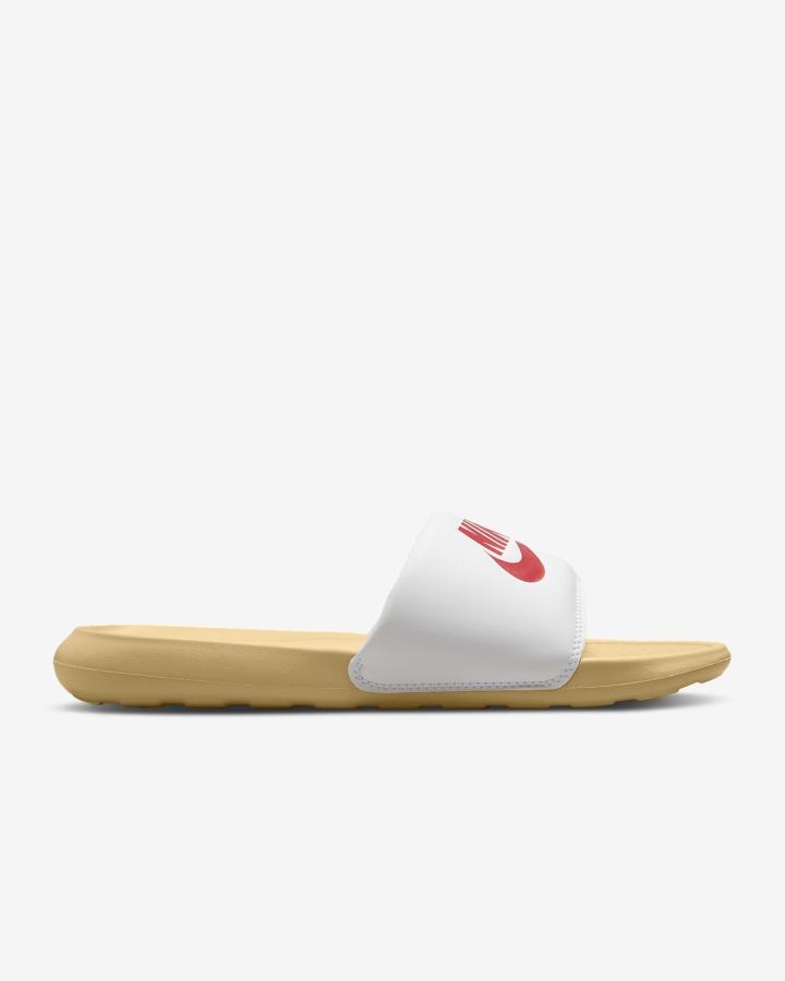Chanclas Nike Victori One Hombre Blancas Rojas | YKTCH-4107