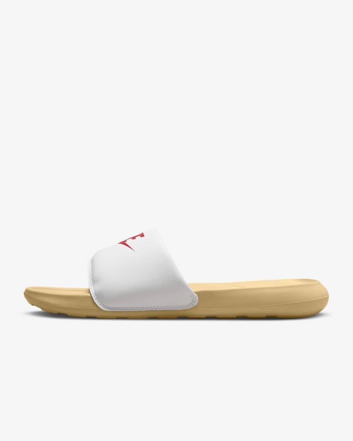 Chanclas Nike Victori One Hombre Blancas Rojas | YKTCH-4107