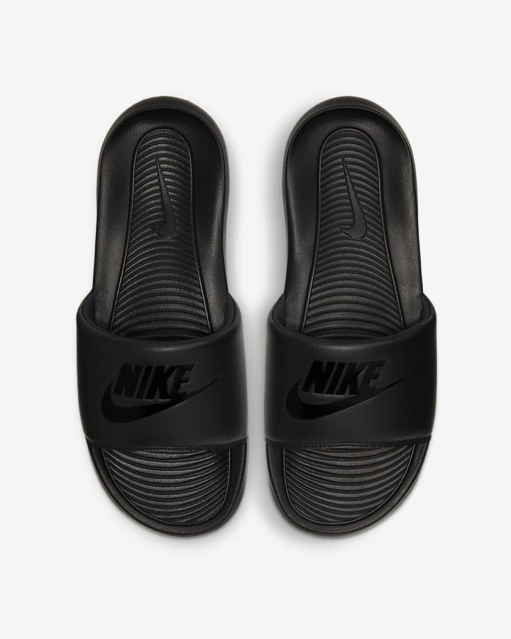 Chanclas Nike Victori One Hombre Negras | ARPNW-6039