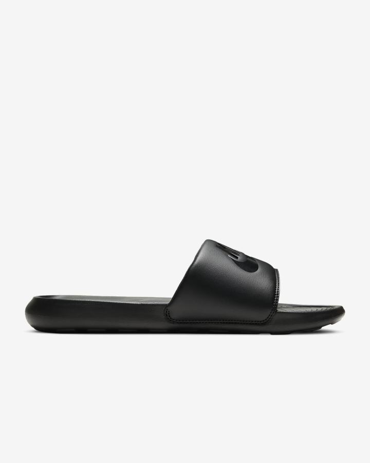 Chanclas Nike Victori One Hombre Negras | ARPNW-6039