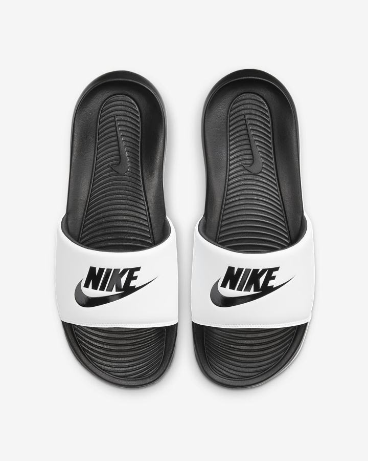 Chanclas Nike Victori One Hombre Negras Blancas Negras | JXHPA-5264