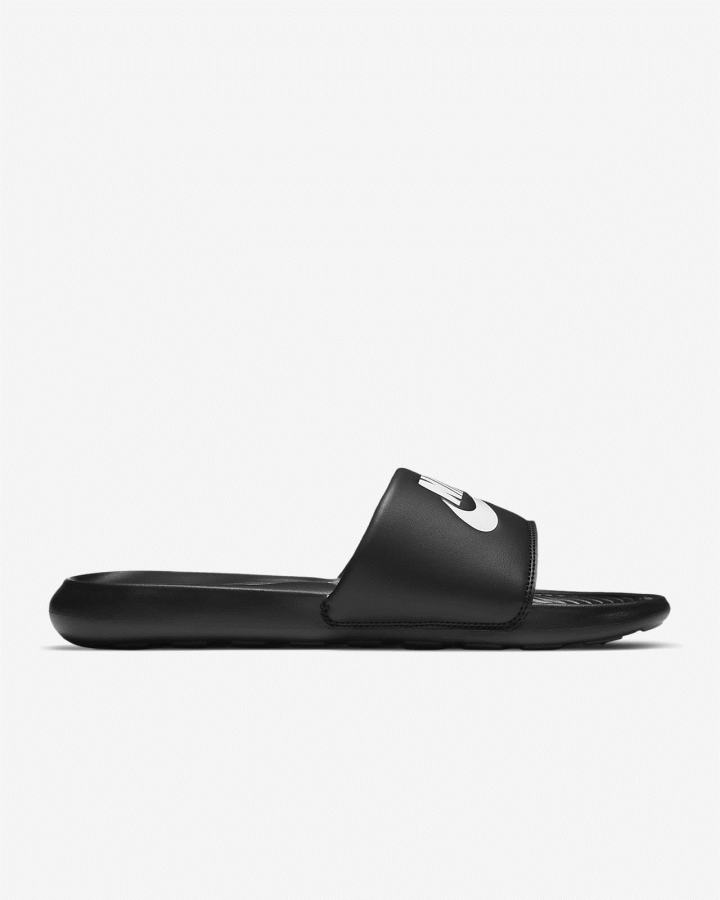 Chanclas Nike Victori One Hombre Negras Blancas | KLDWZ-9460