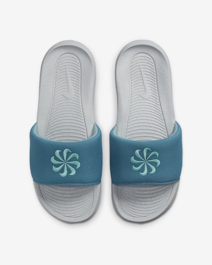 Chanclas Nike Victori One Next Nature Hombre Azules Gris Azules | DTAJL-0836