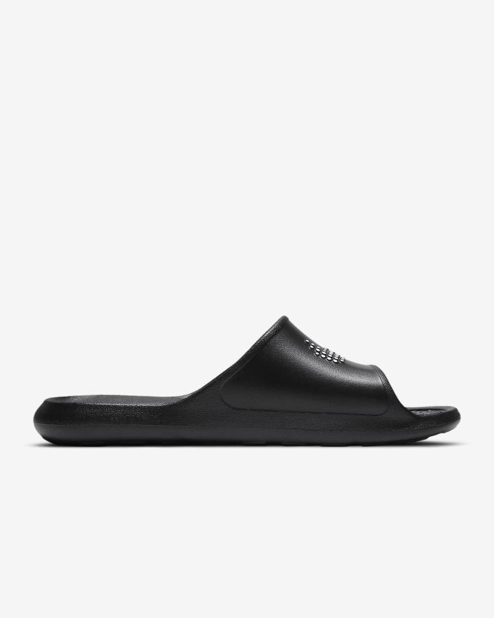 Chanclas Nike Victori One Shower Hombre Negras Blancas | IMZBU-5931