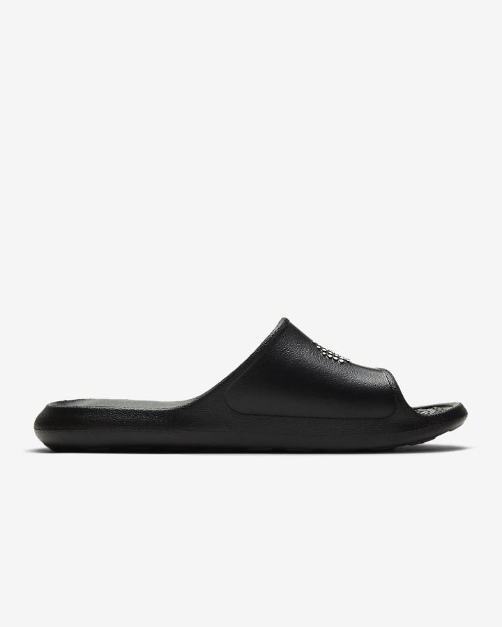 Chanclas Nike Victori One Shower Mujer Negras Blancas | XQRVS-1043