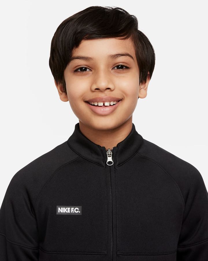Chandals Nike F.C. Libero Kids Soccer Tracksuit Niño Negras Blancas | ACNEL-6879