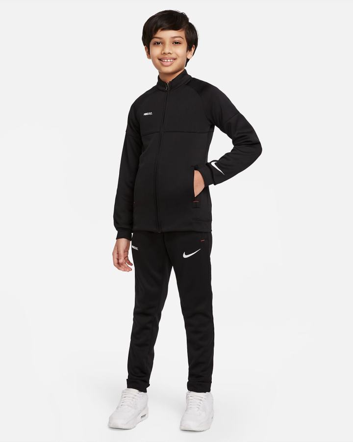 Chandals Nike F.C. Libero Kids Soccer Tracksuit Niño Negras Blancas | ACNEL-6879