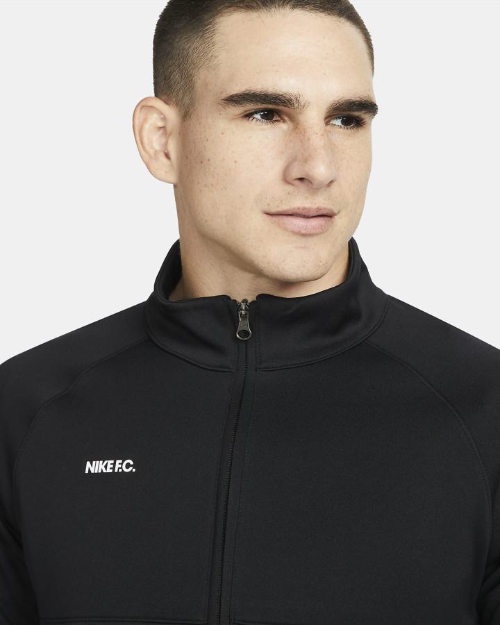 Chandals Nike F.C. Soccer Tracksuit Hombre Negras Blancas | PBONI-4537