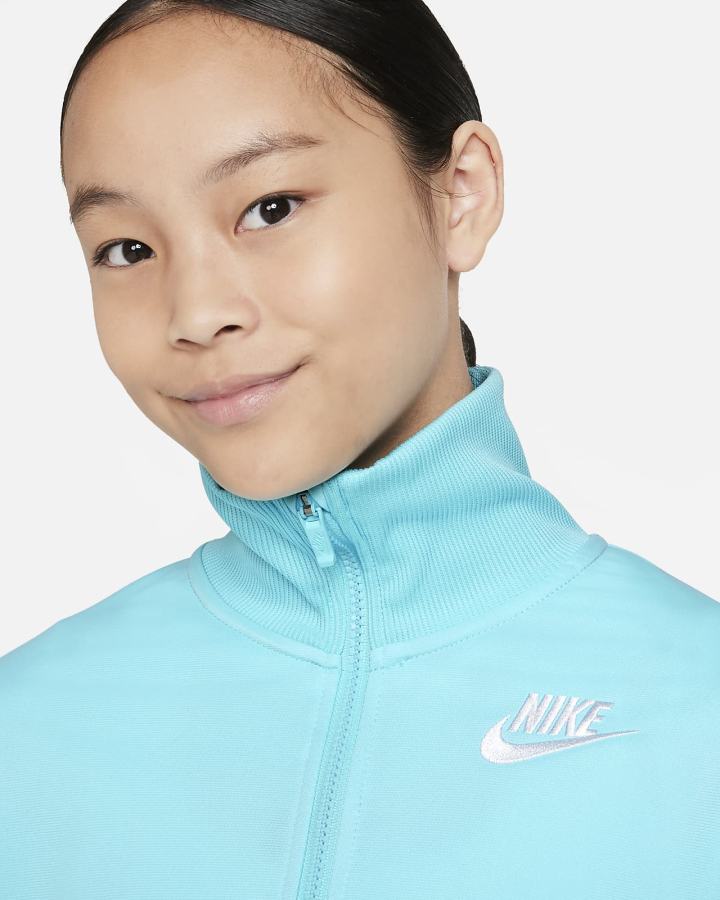 Chandals Nike Sportswear Kids High-Waisted Tracksuit Niña Blancas | AFTLE-1584