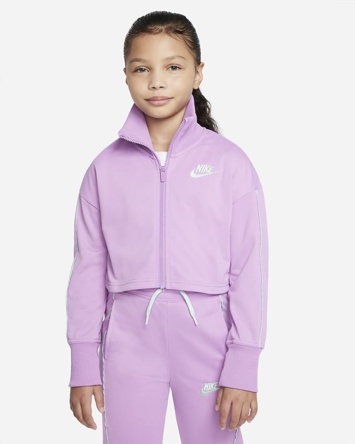 Chandals Nike Sportswear Kids High-Waisted Tracksuit Niña Moradas Verde Menta Verde Menta | ITYCF-6780