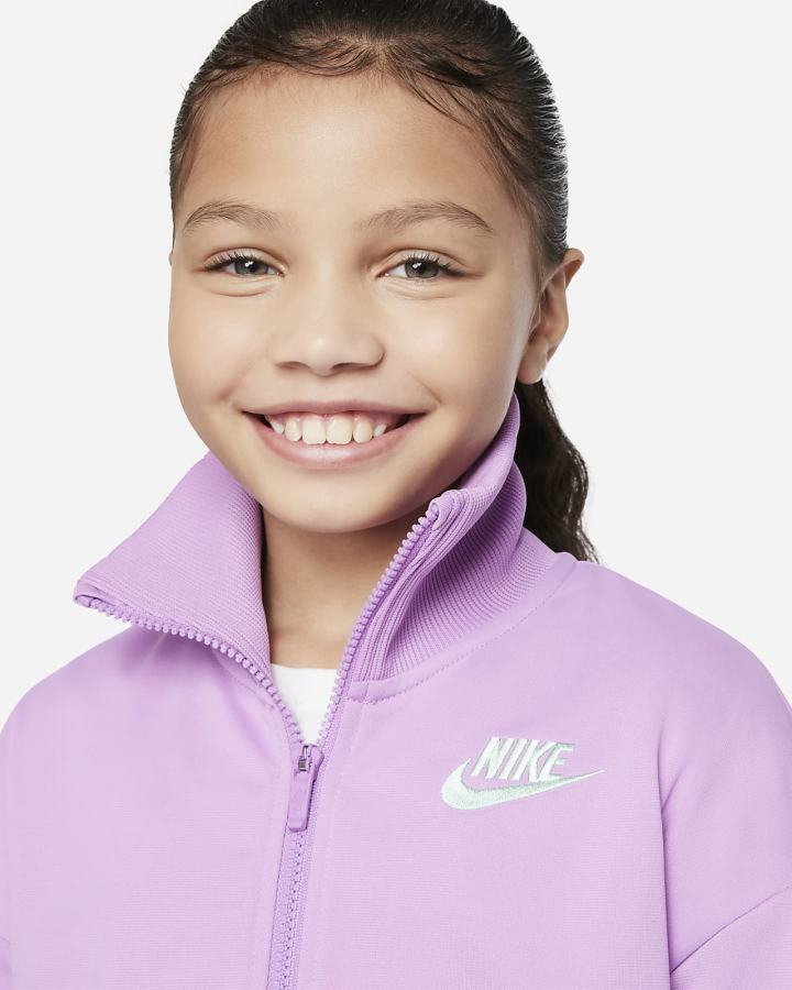 Chandals Nike Sportswear Kids High-Waisted Tracksuit Niña Moradas Verde Menta Verde Menta | ITYCF-6780