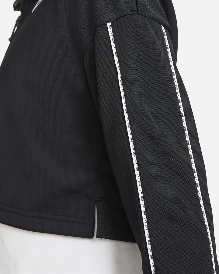 Chandals Nike Sportswear Kids High-Waisted Tracksuit Niña Negras Blancas | WOTLE-8613