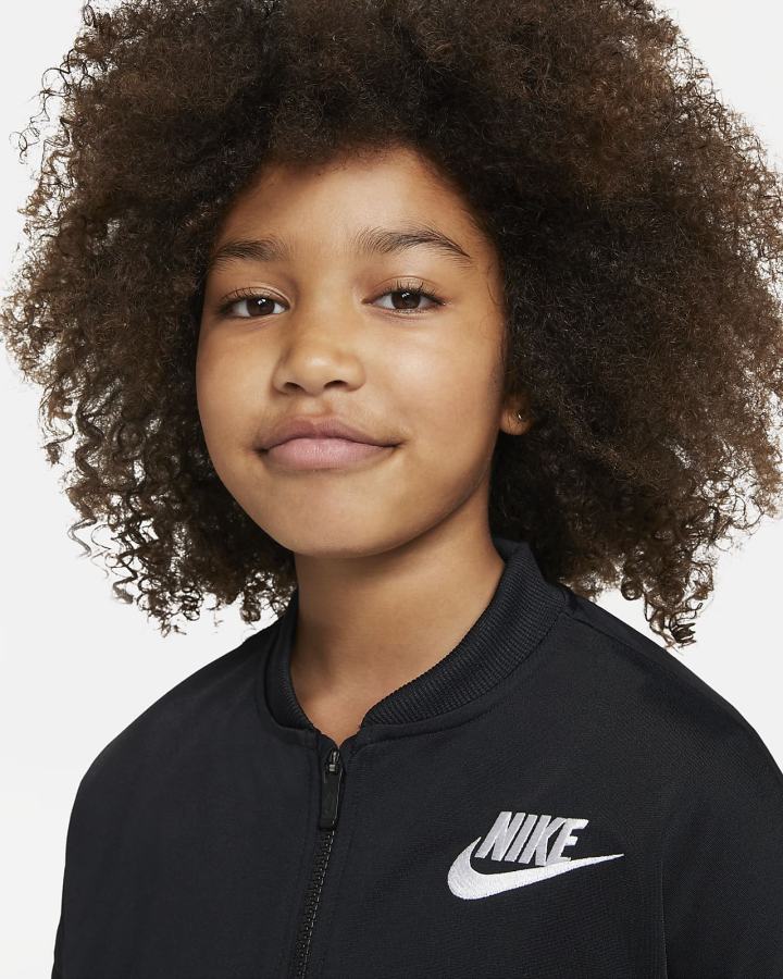 Chandals Nike Sportswear Kids Tracksuit Niña Negras Blancas | ERQFP-1684