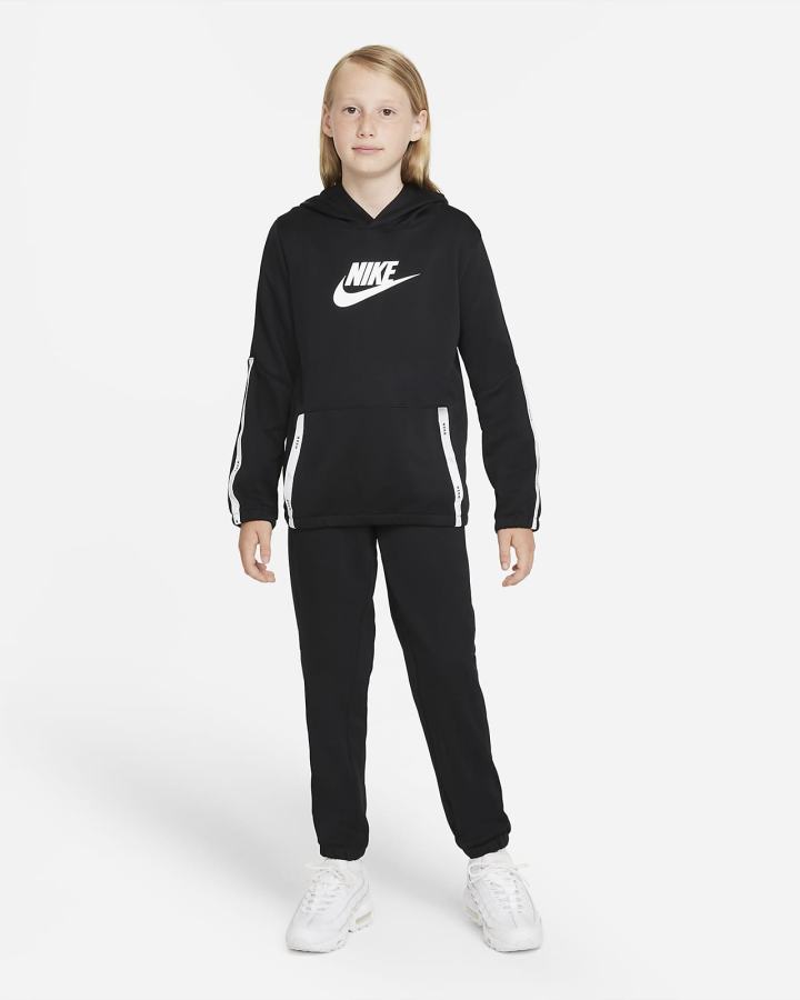 Chandals Nike Sportswear Kids Tracksuit Niño Negras Blancas | EXPBS-4079