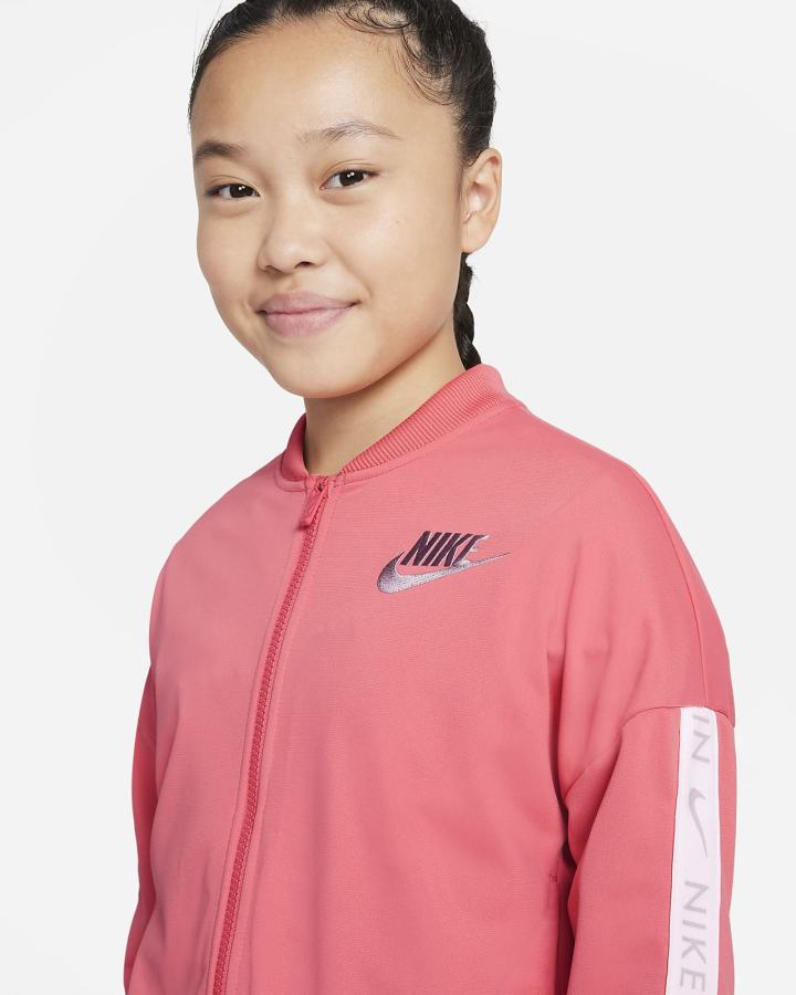 Chandals Nike Sportswear Kids Tracksuit Niña Rosas Azules Gris Claro | FWMAZ-3158
